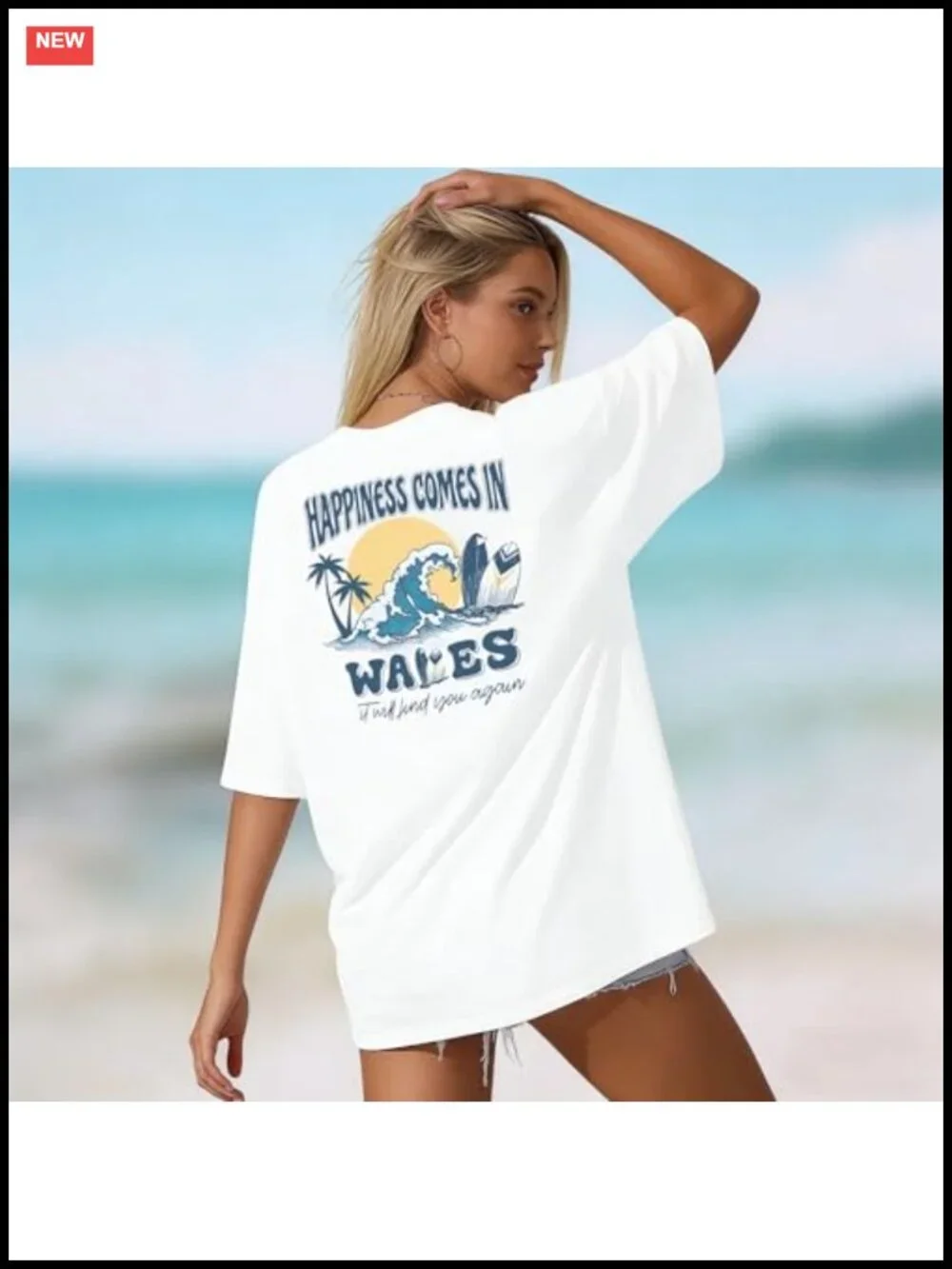 Oversized Hawaiian Beach Shirts for Women Cotton Blend Crewneck Short Sleeve